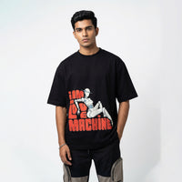 I AM A LOVE MACHINEoversized cotton t-shirt for men and women by BOMBAE STORE