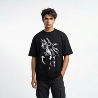 Phantom Rideroversized cotton t-shirt for men and women by BOMBAE STORE