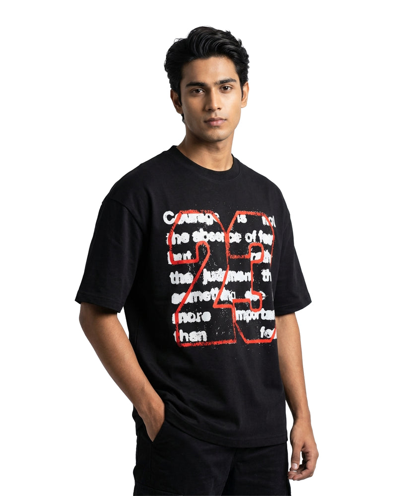 TWENTY THREEoversized cotton t-shirt for men and women by BOMBAE STORE