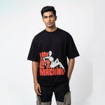 I AM A LOVE MACHINEoversized cotton t-shirt for men and women by BOMBAE STORE