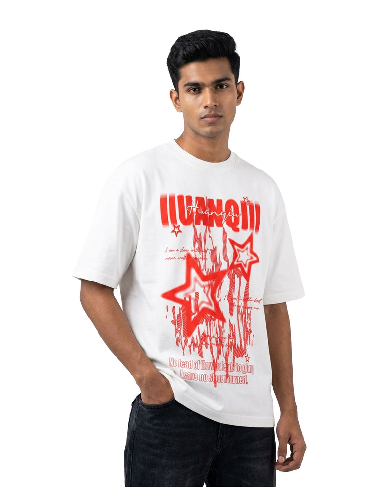 Leave No Stone Unturnedoversized cotton t-shirt for men and women by BOMBAE STORE