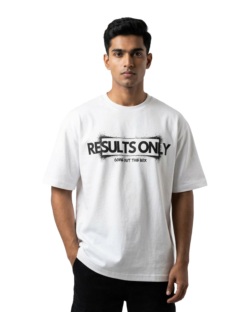 Results Onlyoversized cotton t-shirt for men and women by BOMBAE STORE