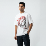 Your Time Is Doneoversized cotton t-shirt for men and women by BOMBAE STORE