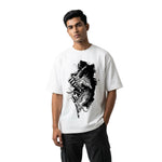 Abyss Beastoversized cotton t-shirt for men and women by BOMBAE STORE