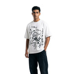 Smile Stateoversized cotton t-shirt for men and women by BOMBAE STORE