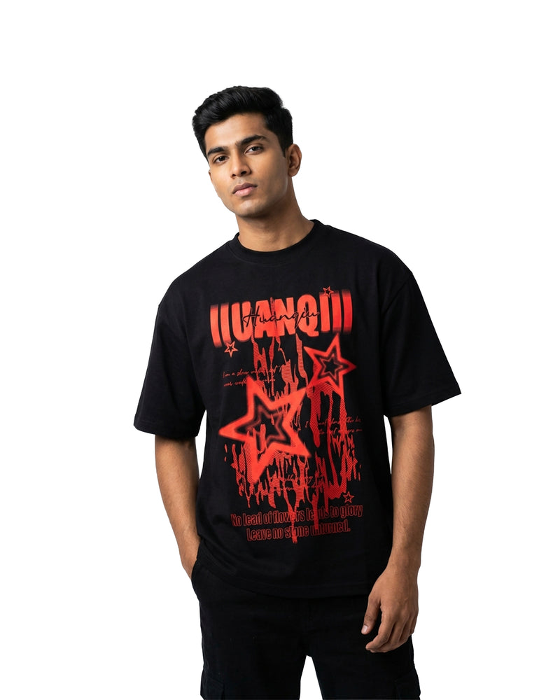 Leave No Stone Unturnedoversized cotton t-shirt for men and women by BOMBAE STORE