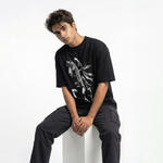 Phantom Rideroversized cotton t-shirt for men and women by BOMBAE STORE