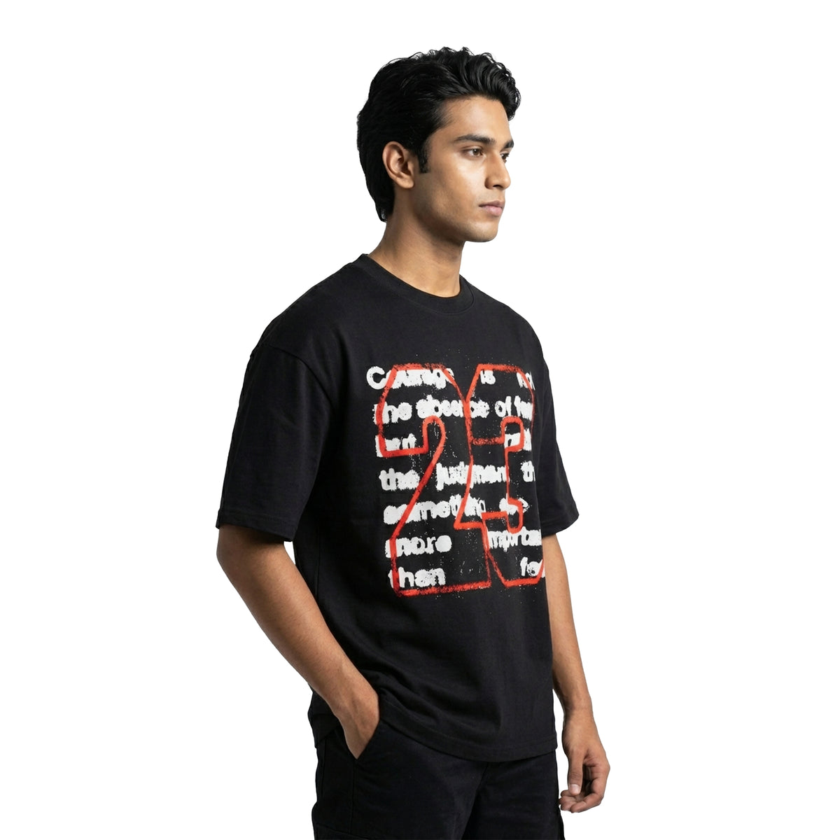 TWENTY THREEoversized cotton t-shirt for men and women by BOMBAE STORE