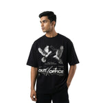 Out of Officeoversized cotton t-shirt for men and women by BOMBAE STORE
