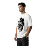 Abyss Beastoversized cotton t-shirt for men and women by BOMBAE STORE