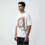 Your Time Is Doneoversized cotton t-shirt for men and women by BOMBAE STORE