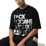 High On Fashionoversized cotton t-shirt for men and women by BOMBAE STORE
