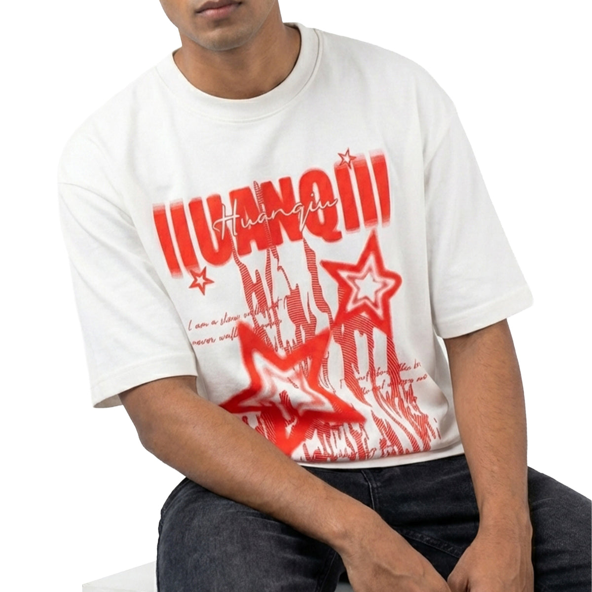 Leave No Stone Unturnedoversized cotton t-shirt for men and women by BOMBAE STORE