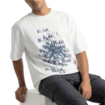 Blah Blah Blahoversized cotton t-shirt for men and women by BOMBAE STORE