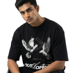 Out of Officeoversized cotton t-shirt for men and women by BOMBAE STORE