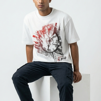 Your Time Is Doneoversized cotton t-shirt for men and women by BOMBAE STORE
