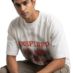 Inspired By The Ideaoversized cotton t-shirt for men and women by BOMBAE STORE