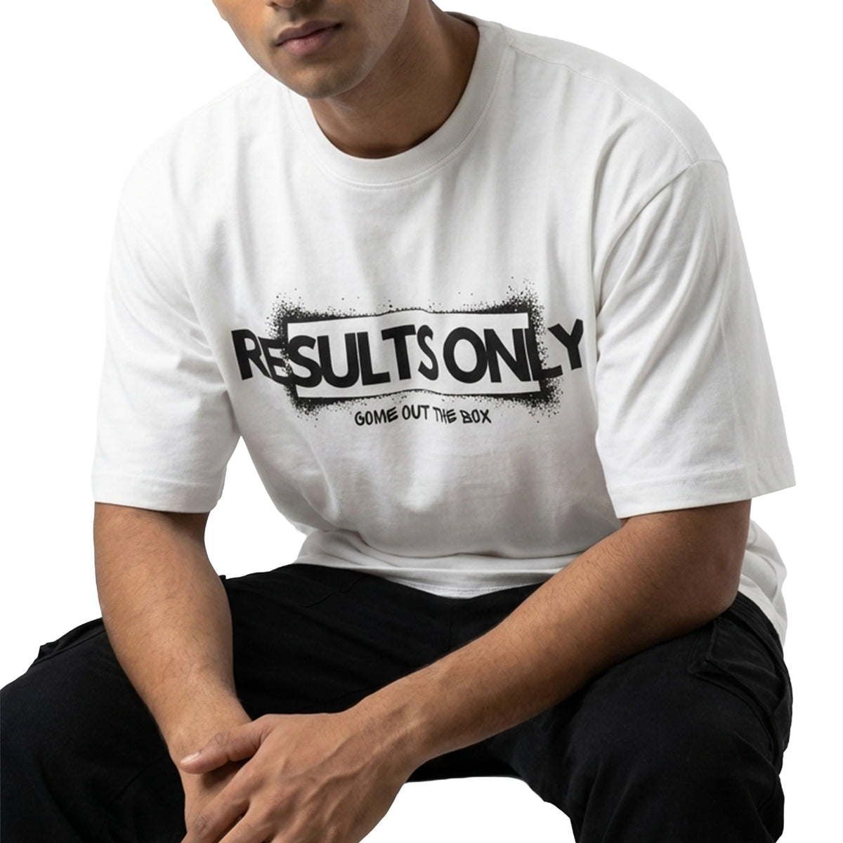Results Onlyoversized cotton t-shirt for men and women by BOMBAE STORE