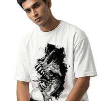 Abyss Beastoversized cotton t-shirt for men and women by BOMBAE STORE