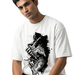 Abyss Beastoversized cotton t-shirt for men and women by BOMBAE STORE