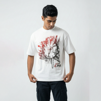 Your Time Is Doneoversized cotton t-shirt for men and women by BOMBAE STORE