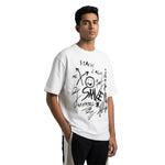 Smile Stateoversized cotton t-shirt for men and women by BOMBAE STORE