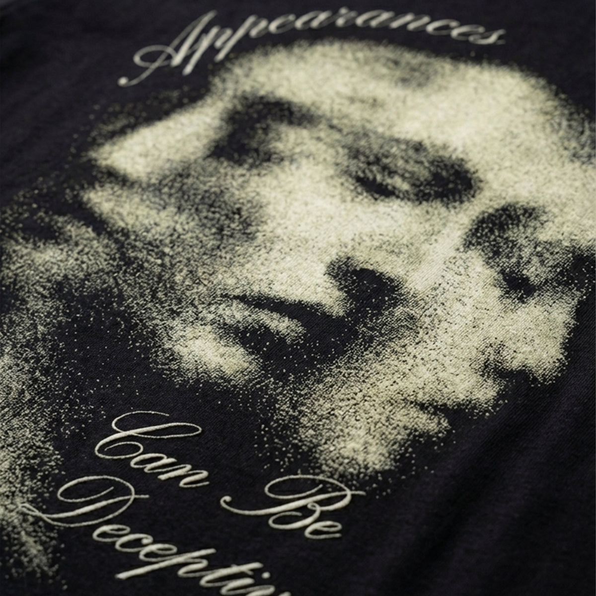 Appearances Can Be Deceptiveoversized cotton t-shirt for men and women by BOMBAE STORE