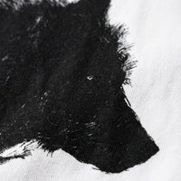 Shadow Wolfoversized cotton t-shirt for men and women by BOMBAE STORE