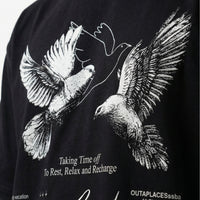 Out of Officeoversized cotton t-shirt for men and women by BOMBAE STORE