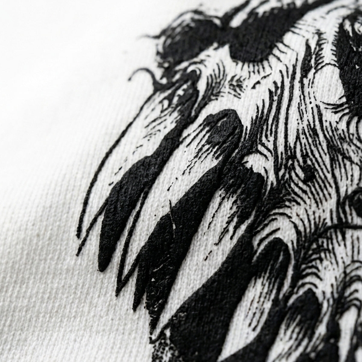 Abyss Beastoversized cotton t-shirt for men and women by BOMBAE STORE