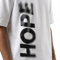 Hopeoversized cotton t-shirt for men and women by BOMBAE STORE
