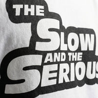 The Slow and the Seriousoversized cotton t-shirt for men and women by BOMBAE STORE
