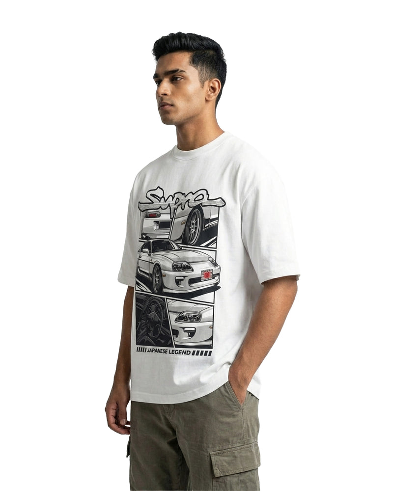 Supra Japanese Legendoversized cotton t-shirt for men and women by BOMBAE STORE