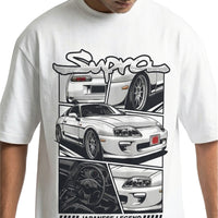 Supra Japanese Legendoversized cotton t-shirt for men and women by BOMBAE STORE
