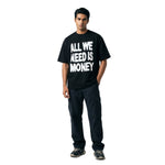 All We Need Is Moneyoversized cotton t-shirt for men and women by BOMBAE STORE
