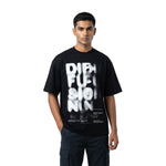 Diffusionoversized cotton t-shirt for men and women by BOMBAE STORE