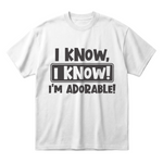 I'm Adorableoversized cotton t-shirt for men and women by BOMBAE STORE