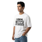 I'm Adorableoversized cotton t-shirt for men and women by BOMBAE STORE