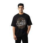 Namasteoversized cotton t-shirt for men and women by BOMBAE STORE