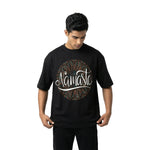 Namasteoversized cotton t-shirt for men and women by BOMBAE STORE