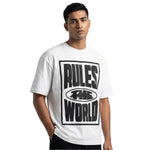 Rules the Worldoversized cotton t-shirt for men and women by BOMBAE STORE