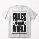 Rules the Worldoversized cotton t-shirt for men and women by BOMBAE STORE