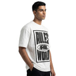 Rules the Worldoversized cotton t-shirt for men and women by BOMBAE STORE