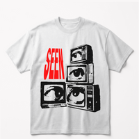Hidden Gazeoversized cotton t-shirt for men and women by BOMBAE STORE