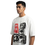 Hidden Gazeoversized cotton t-shirt for men and women by BOMBAE STORE