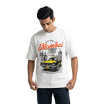 Mumbai Nostalgiaoversized cotton t-shirt for men and women by BOMBAE STORE