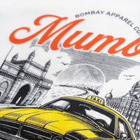 Mumbai Nostalgiaoversized cotton t-shirt for men and women by BOMBAE STORE
