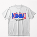 Mumbai – City of Dreamsoversized cotton t-shirt for men and women by BOMBAE STORE