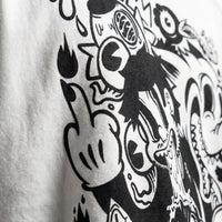 Chaos Canvasoversized cotton t-shirt for men and women by BOMBAE STORE