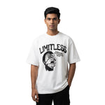 Limitlessoversized cotton t-shirt for men and women by BOMBAE STORE